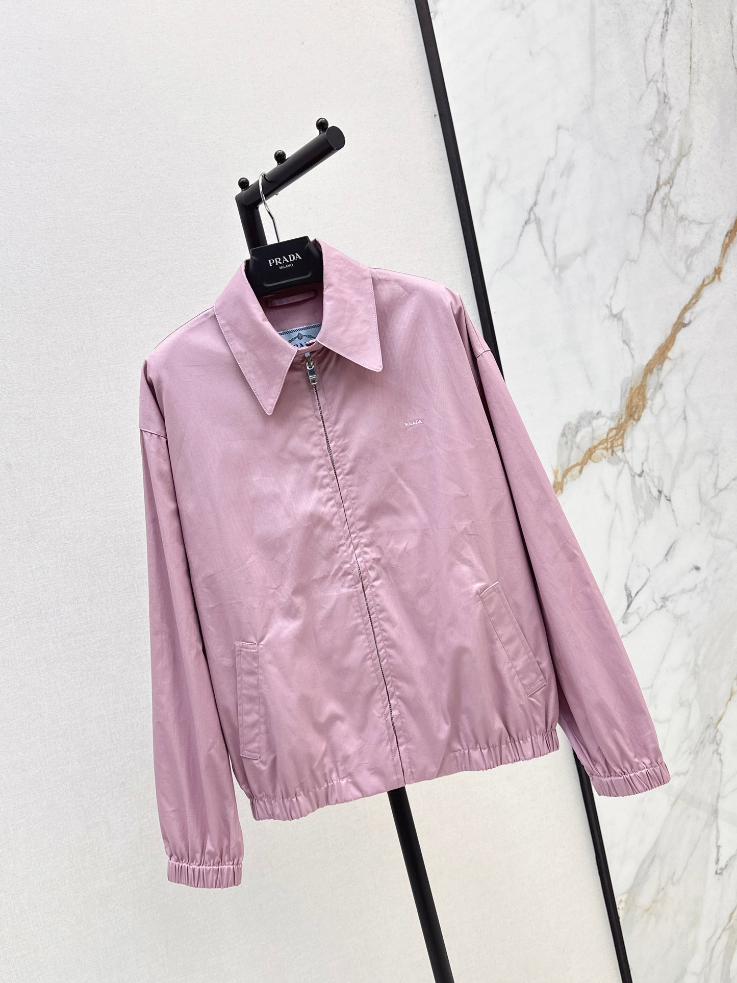 Latest autumn and winter back triangle logo decorative jacket