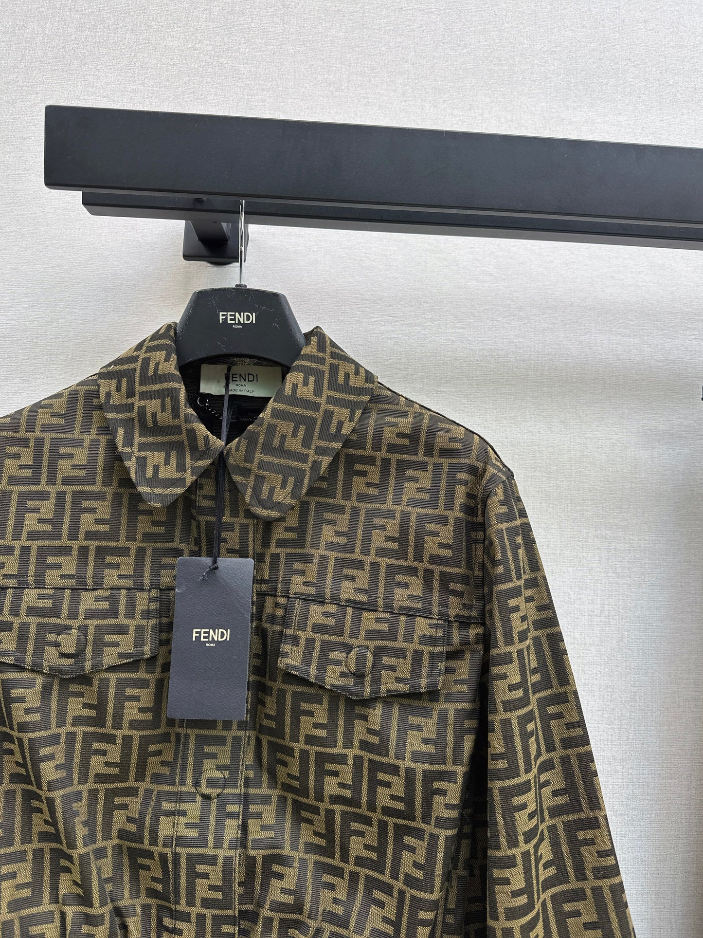 The latest classic vintage FF letter jacquard jacket for autumn and winter