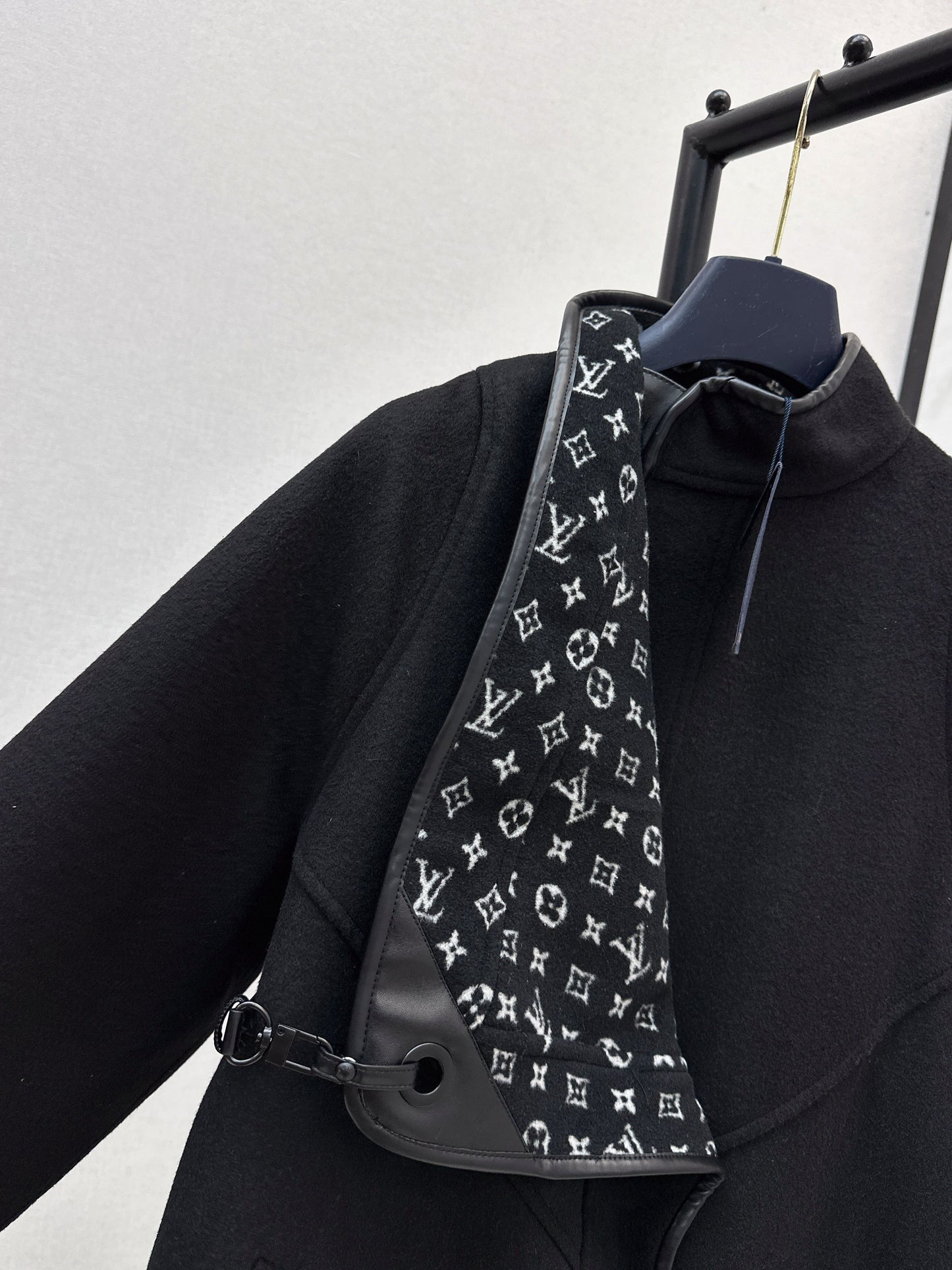 The latest autumn and winter vintage double-sided woolen long cloak coat