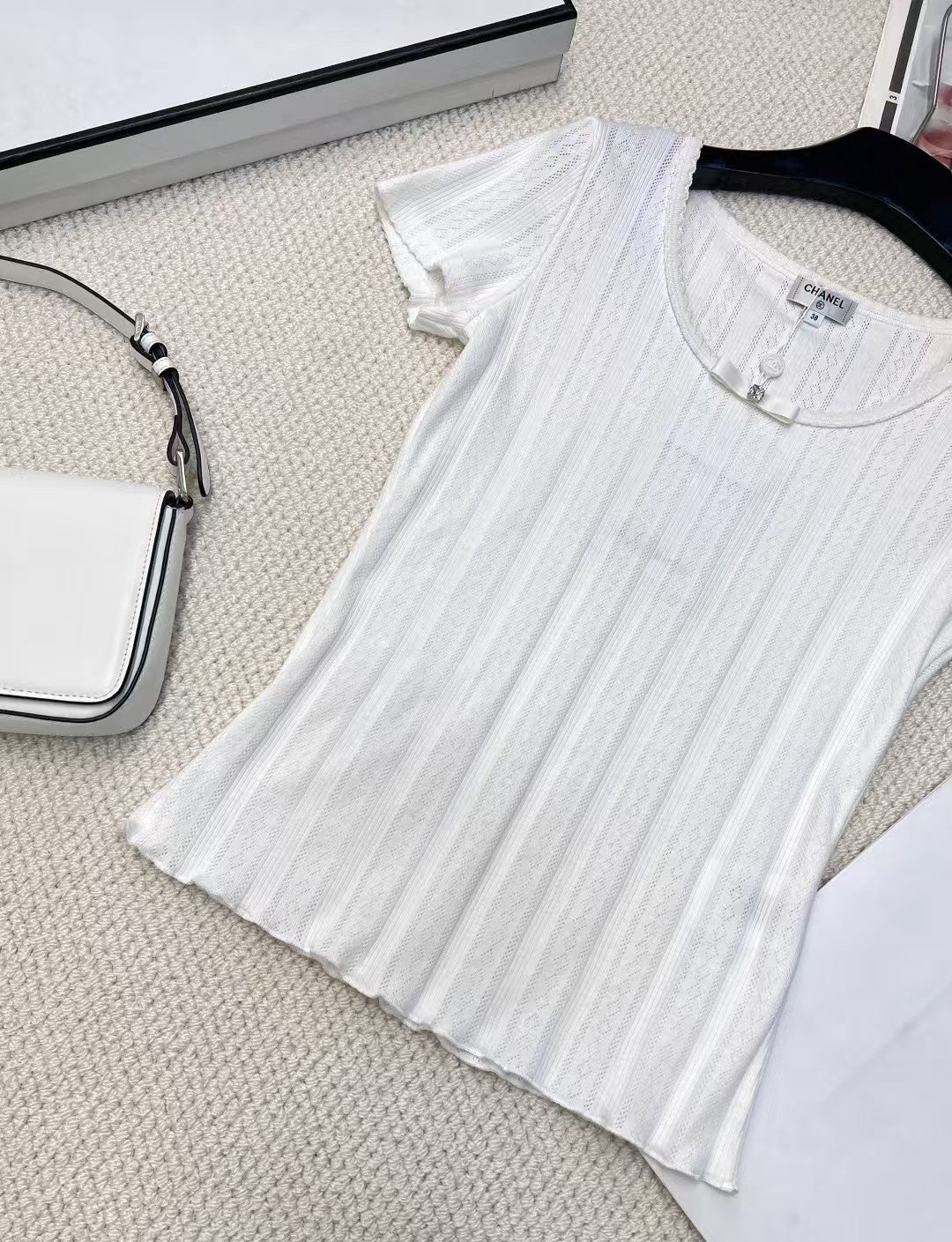New style fungus neckline short sleeves