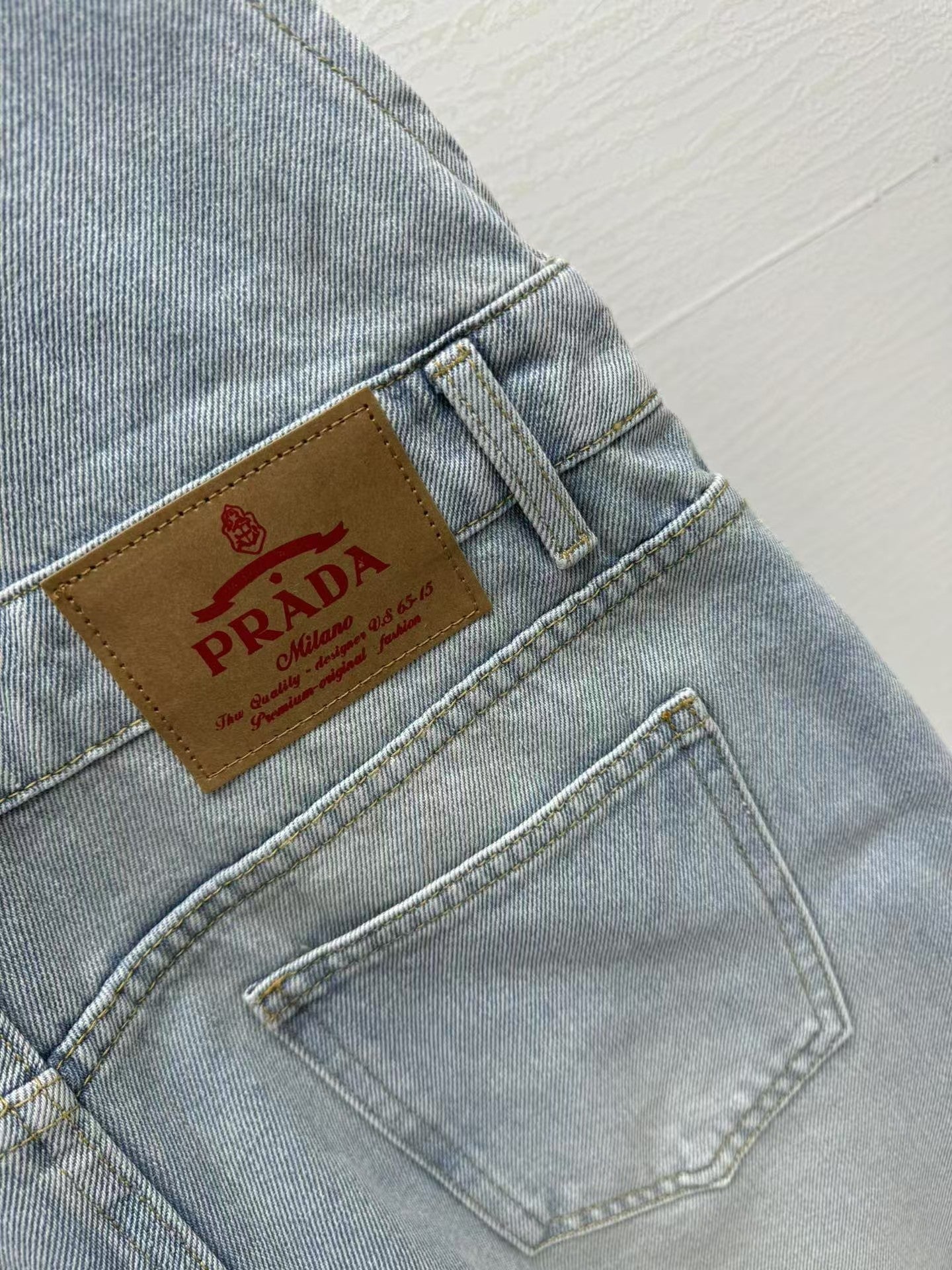 blue denim loose overalls