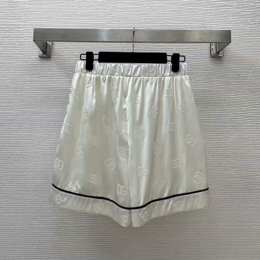 Flocking letter logo set