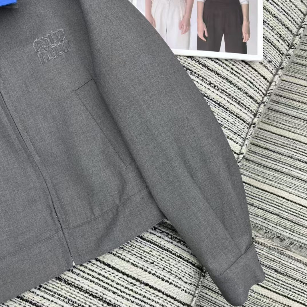 25 Early Spring Double Collar Lapel Jacket