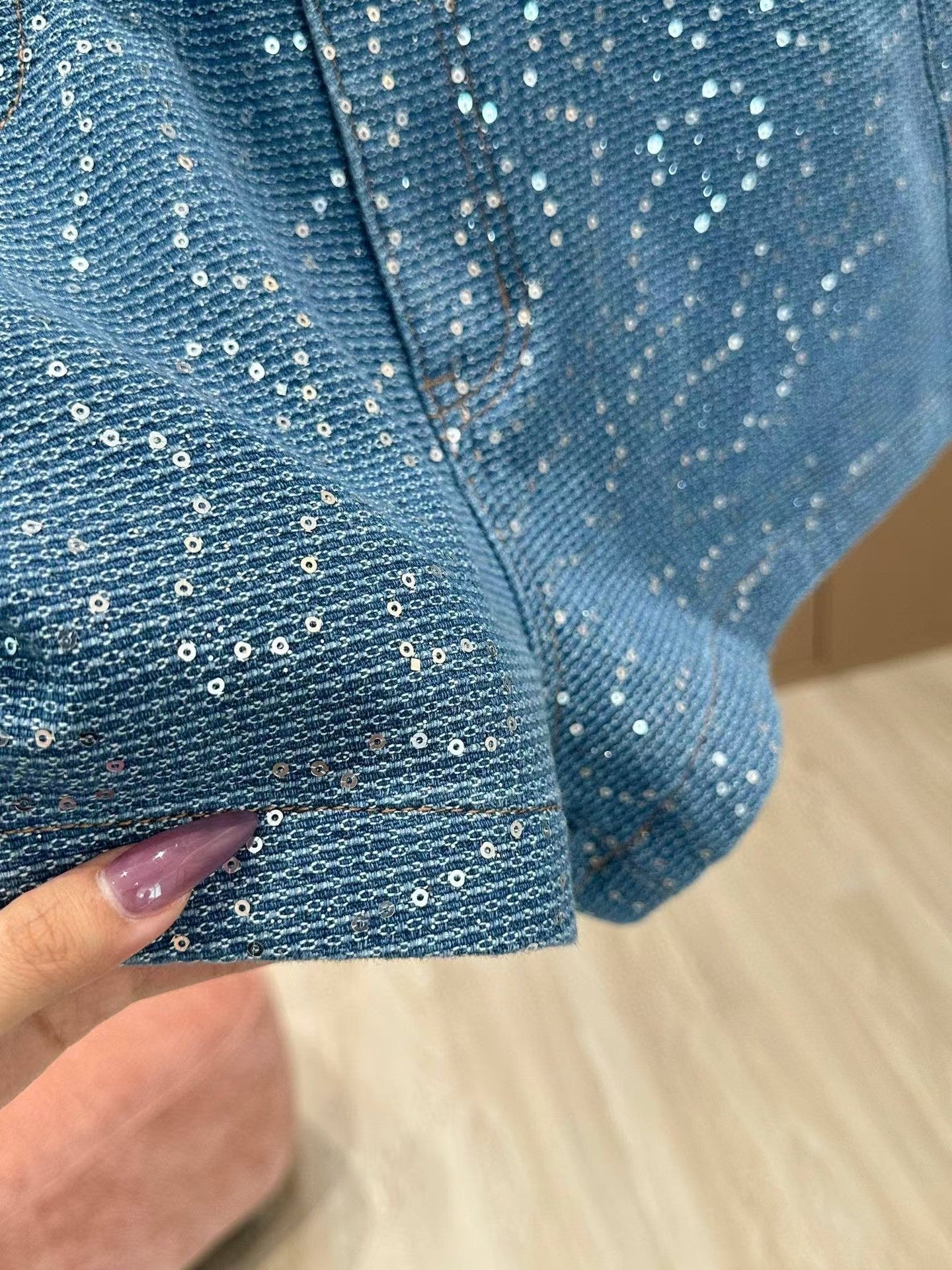 Heavy duty denim shorts