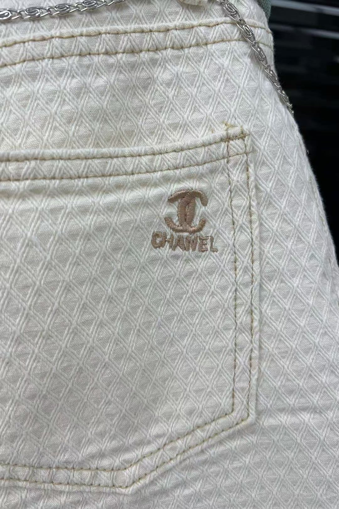 braided rope jacquard shorts