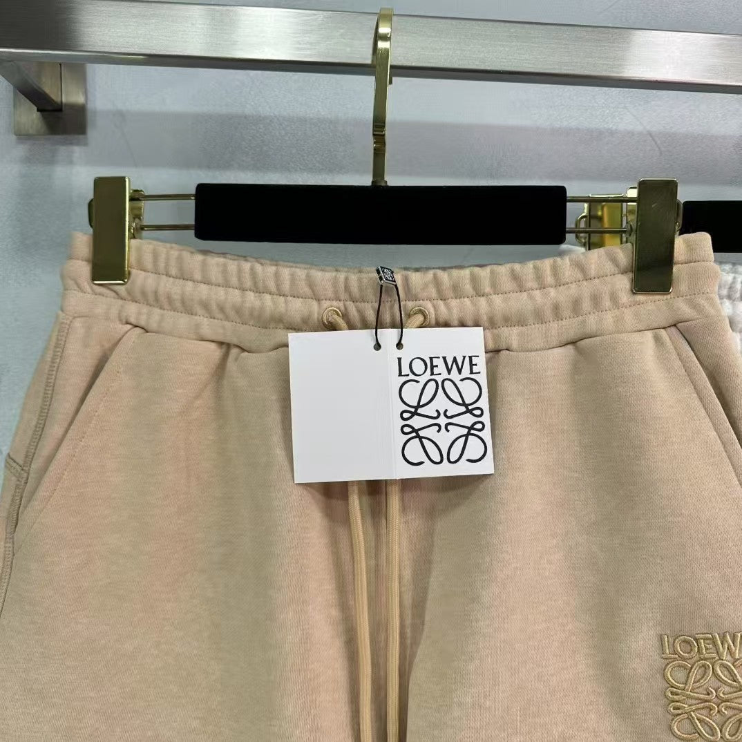 tricolor embroidered logo shorts