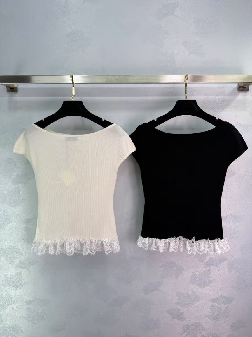 Summer new style lace short sleeves