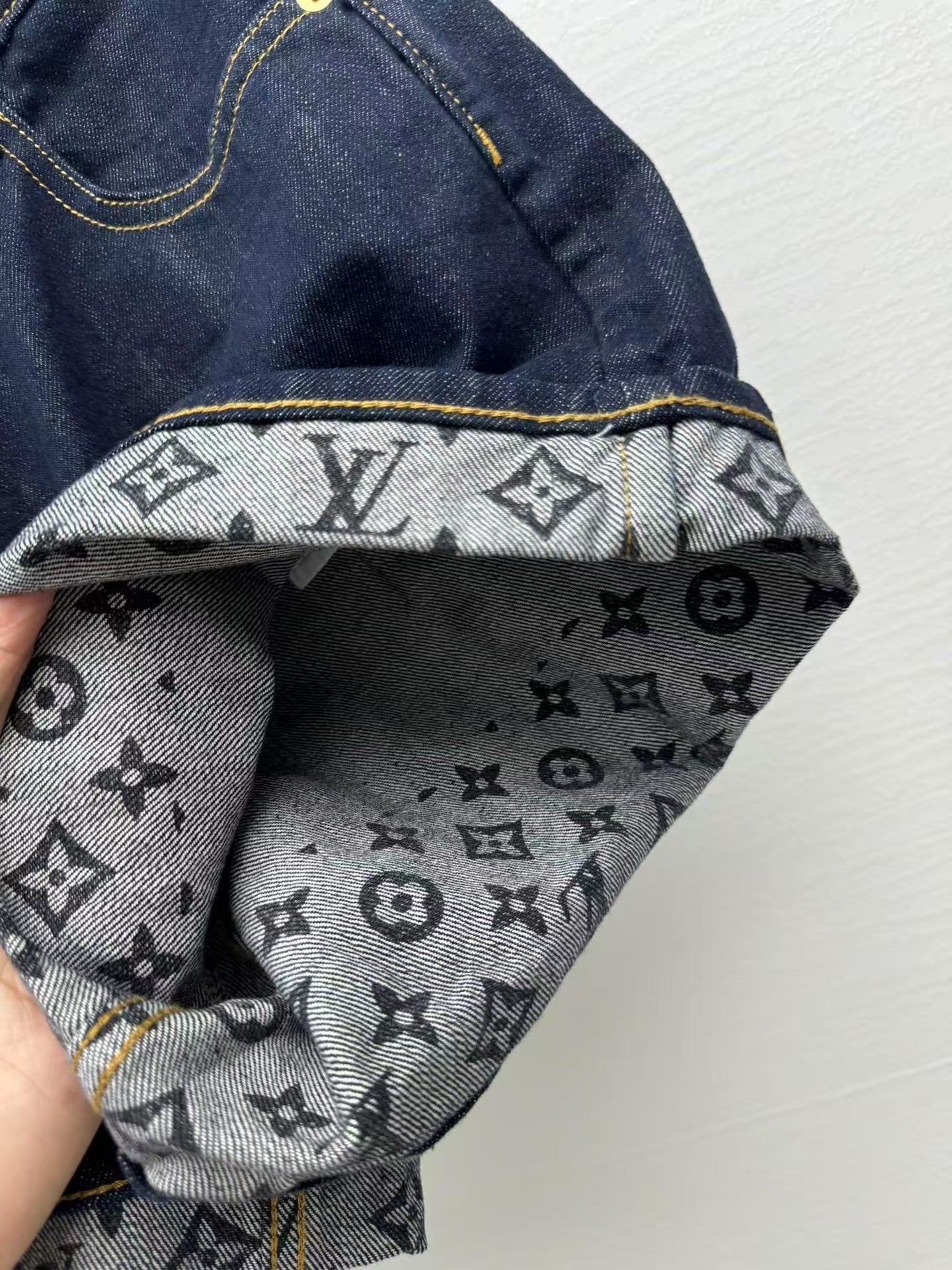 25 new La Chapelle American rolled denim shorts