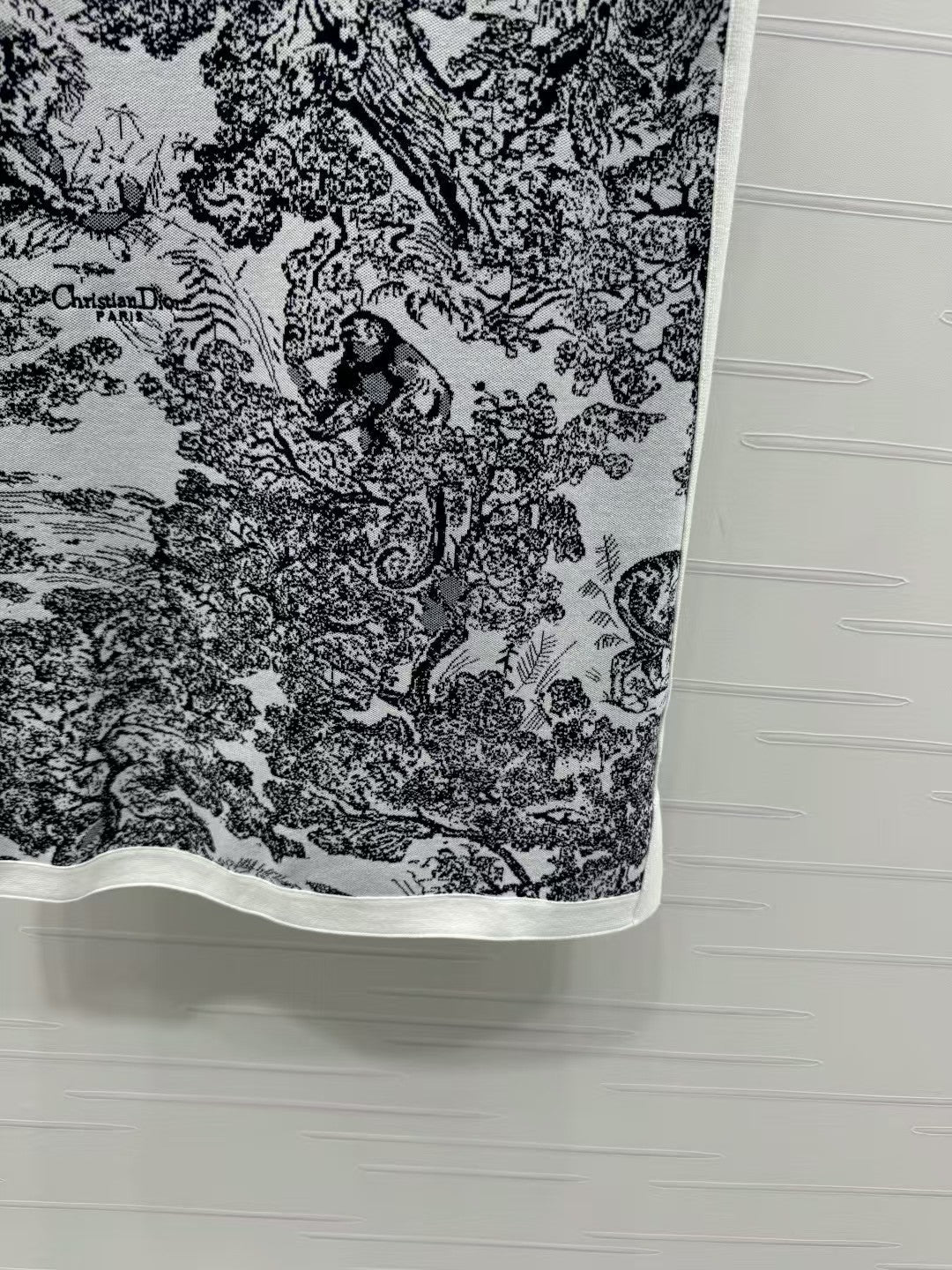 Jungle Jacquard Knit Vest Dress