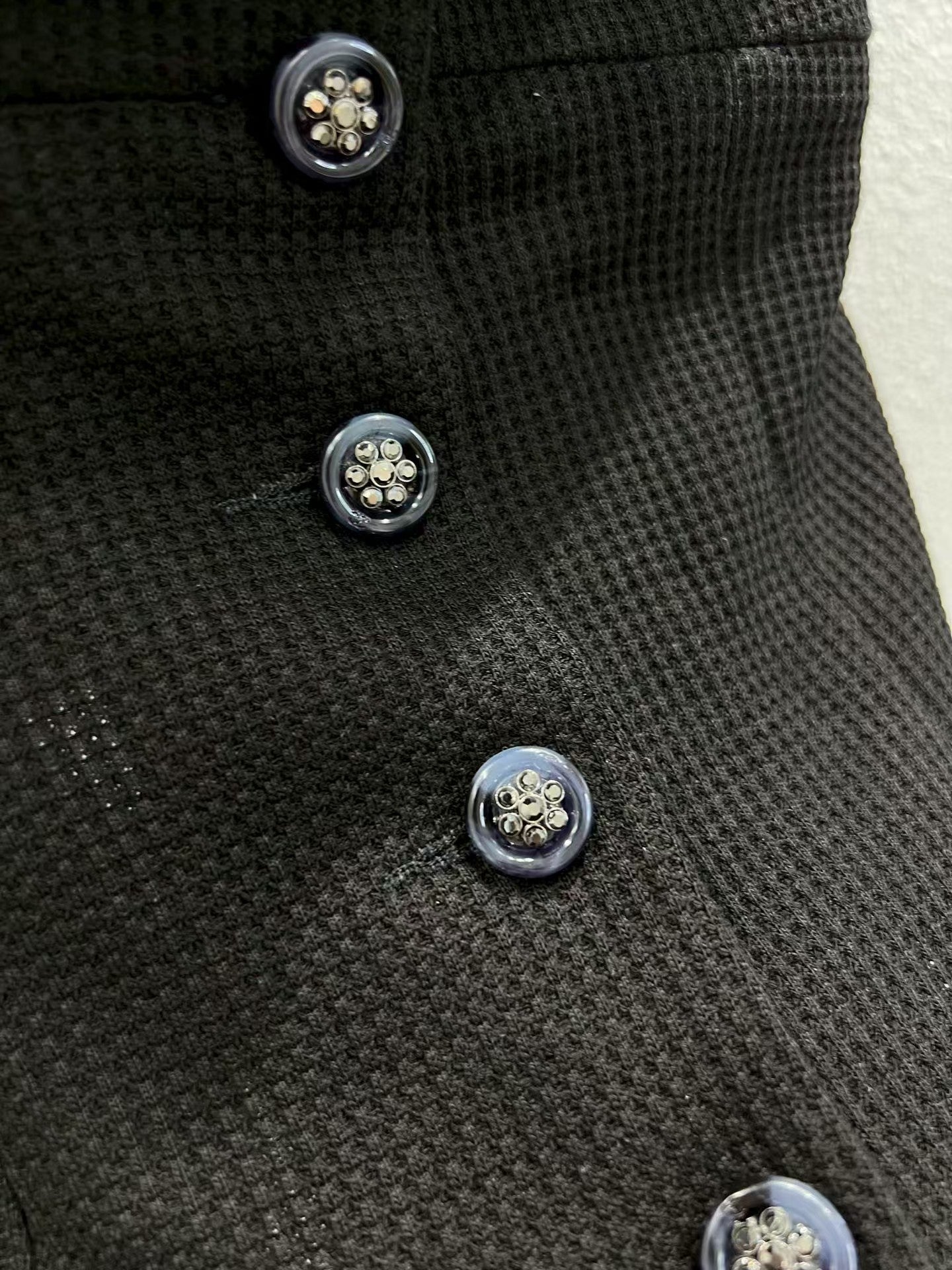 French black and white stitching tube top camisole