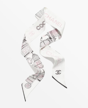 white birdcage ribbon