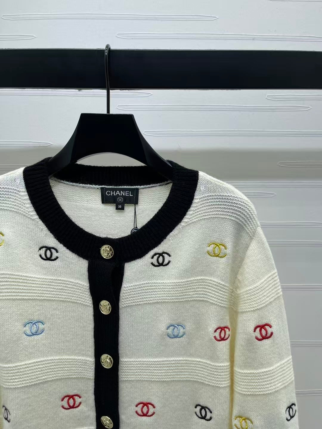 Embroidered double C cardigan