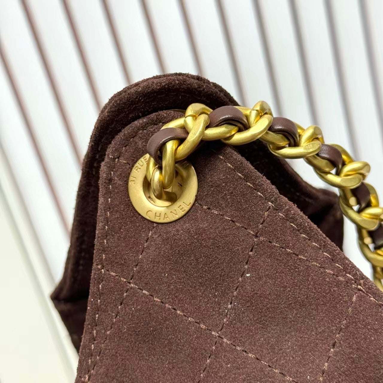 nubuck leather Hobo underarm bag