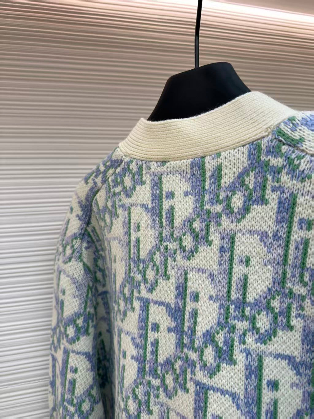 Monogrammed cardigan