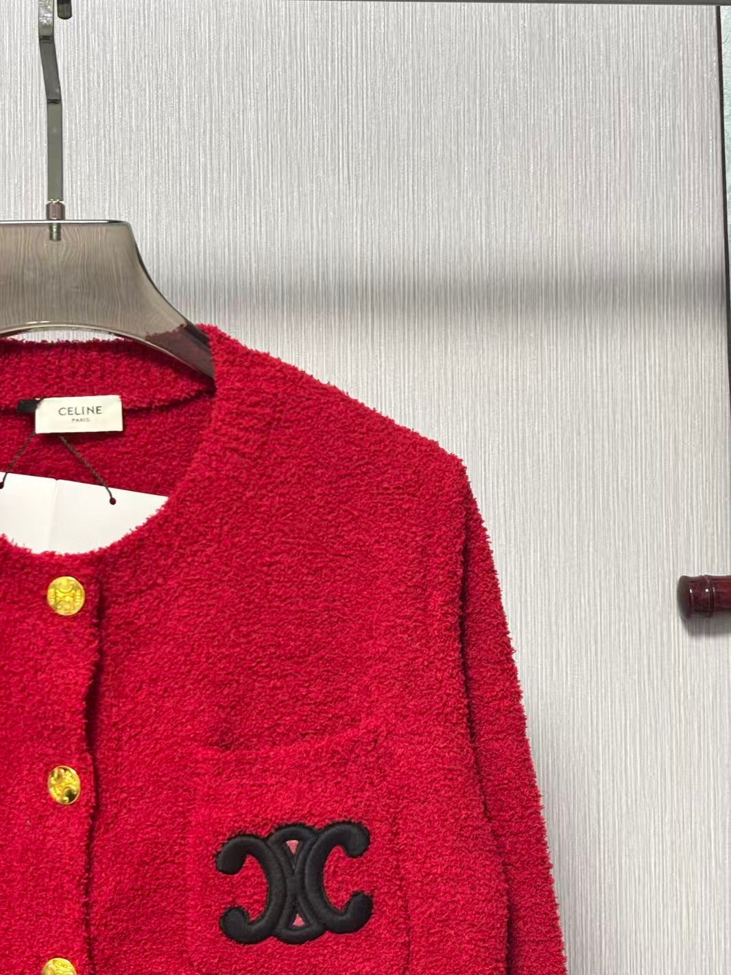 New jacquard knit cardigan