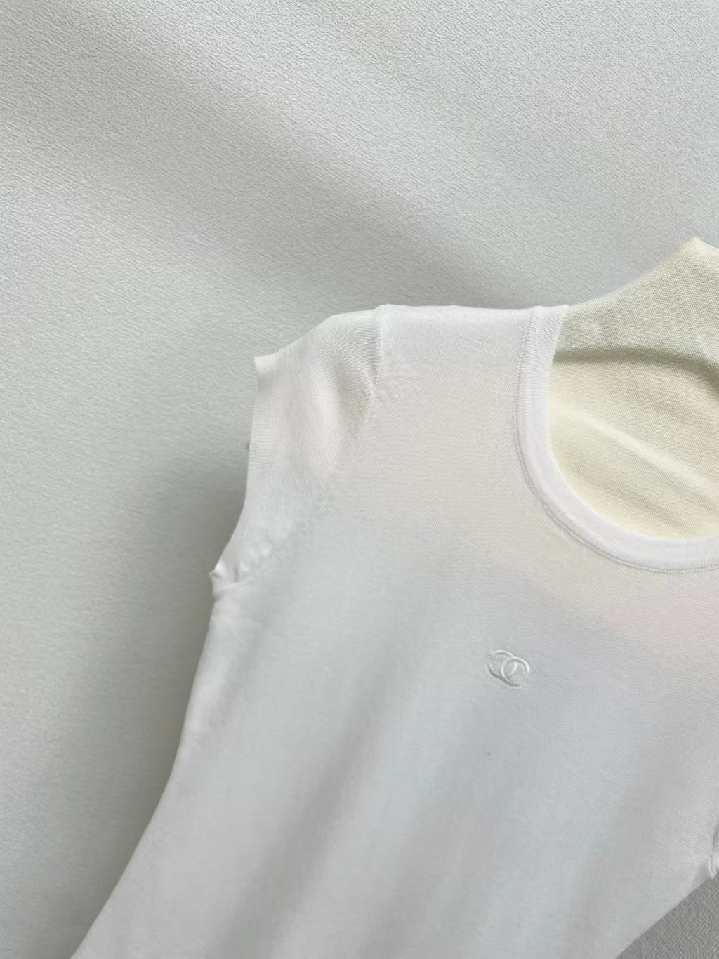 26SS logo embroidered short-sleeved shirt