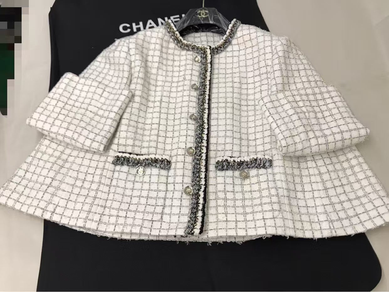 26SS Cloak Plaid jacket