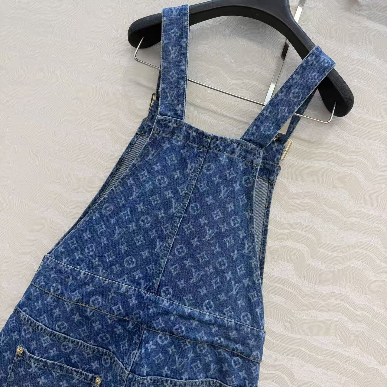 26SS Denim Overalls