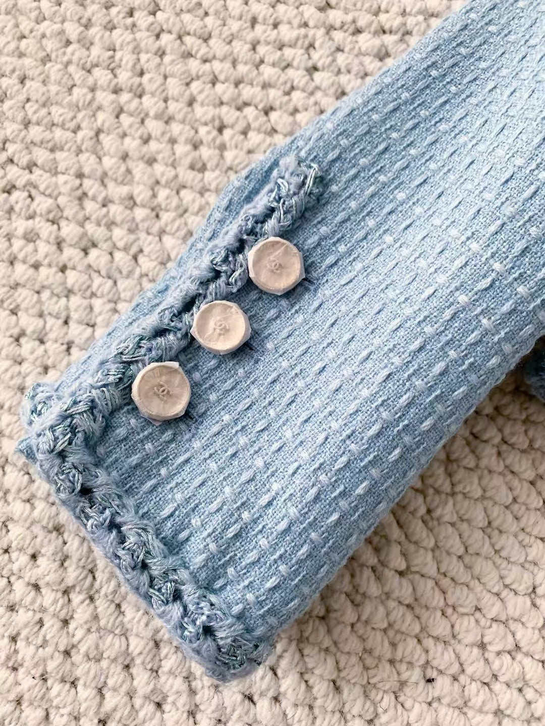 26ss light blue collared coat