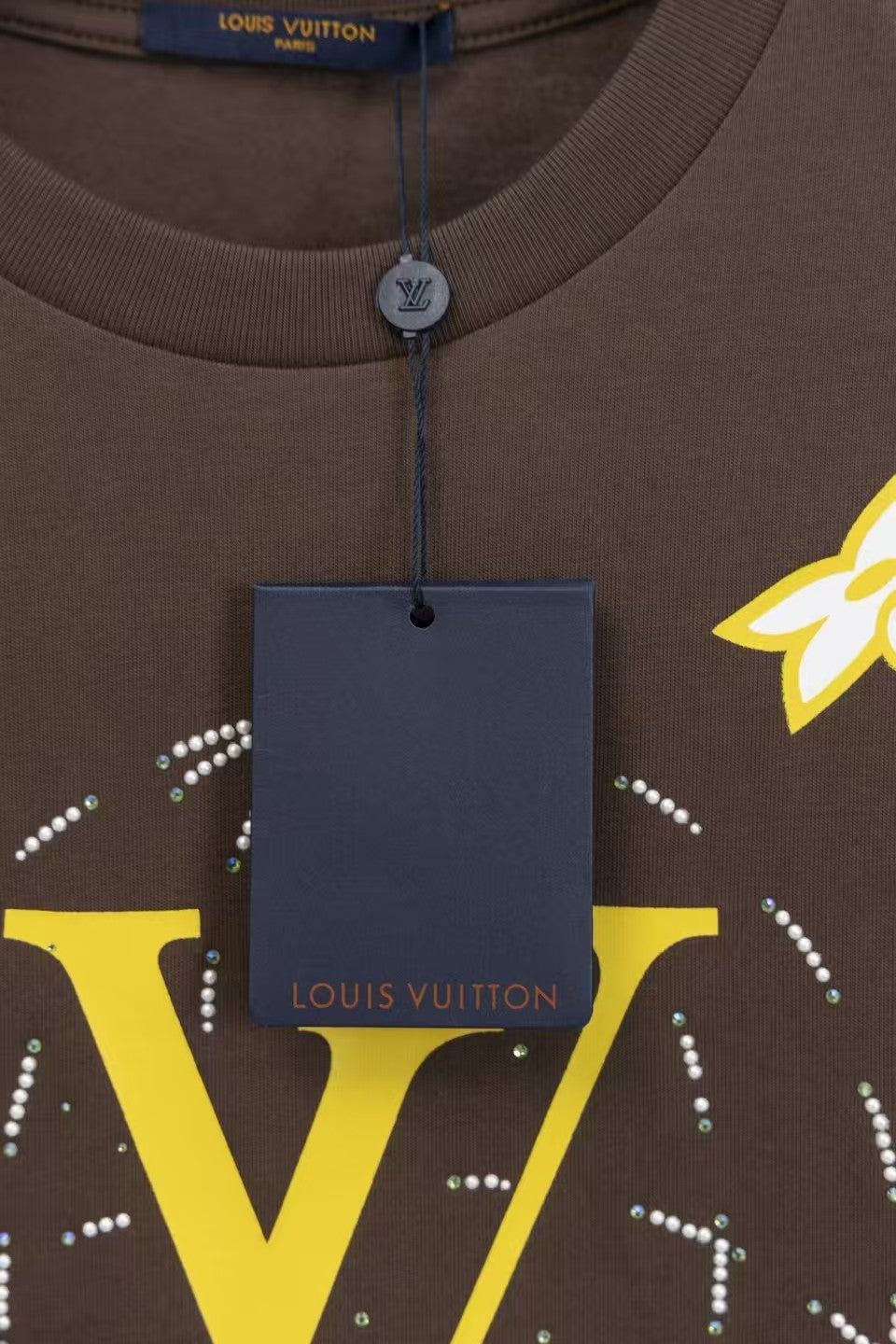 26SS Route Lyon Stone Decoration T-shirt