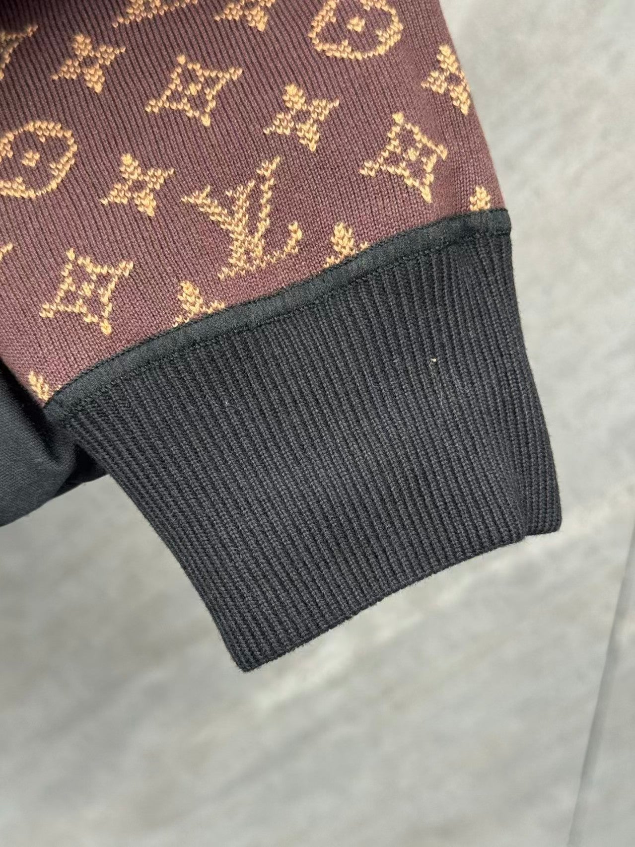26SS Double-sided Jacquard Knit Hooded Jacket