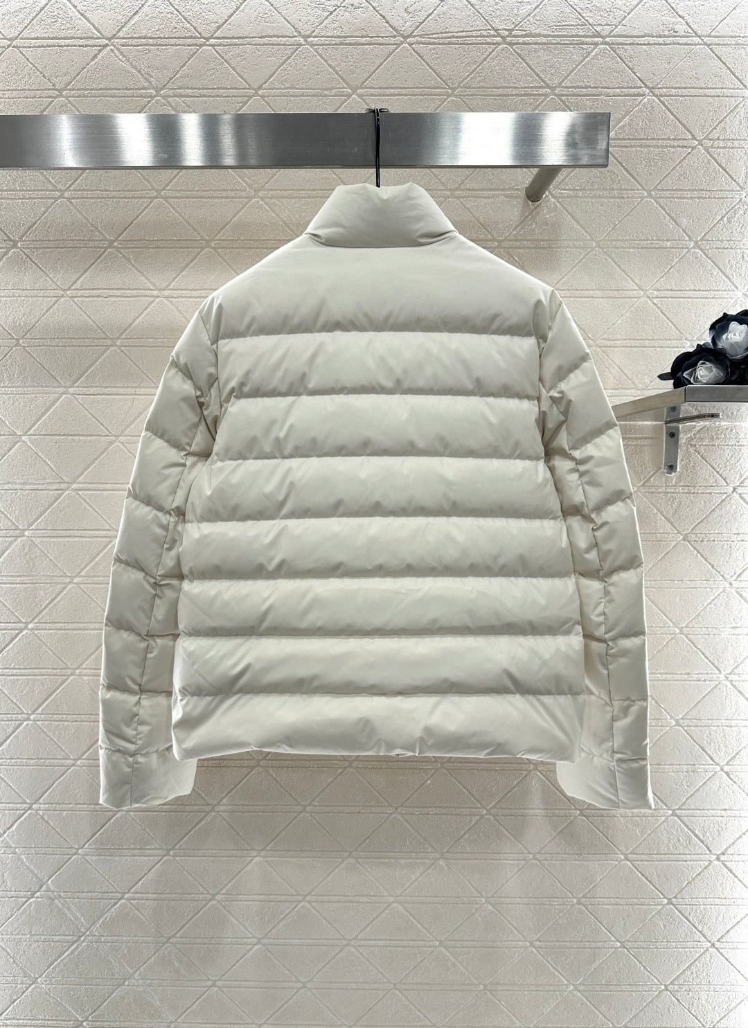 Stand up collar down cotton jacket