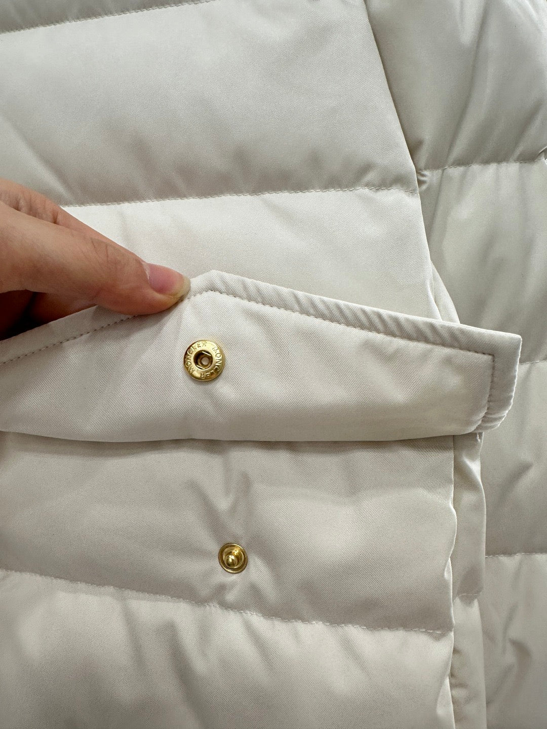 Stand up collar down cotton jacket