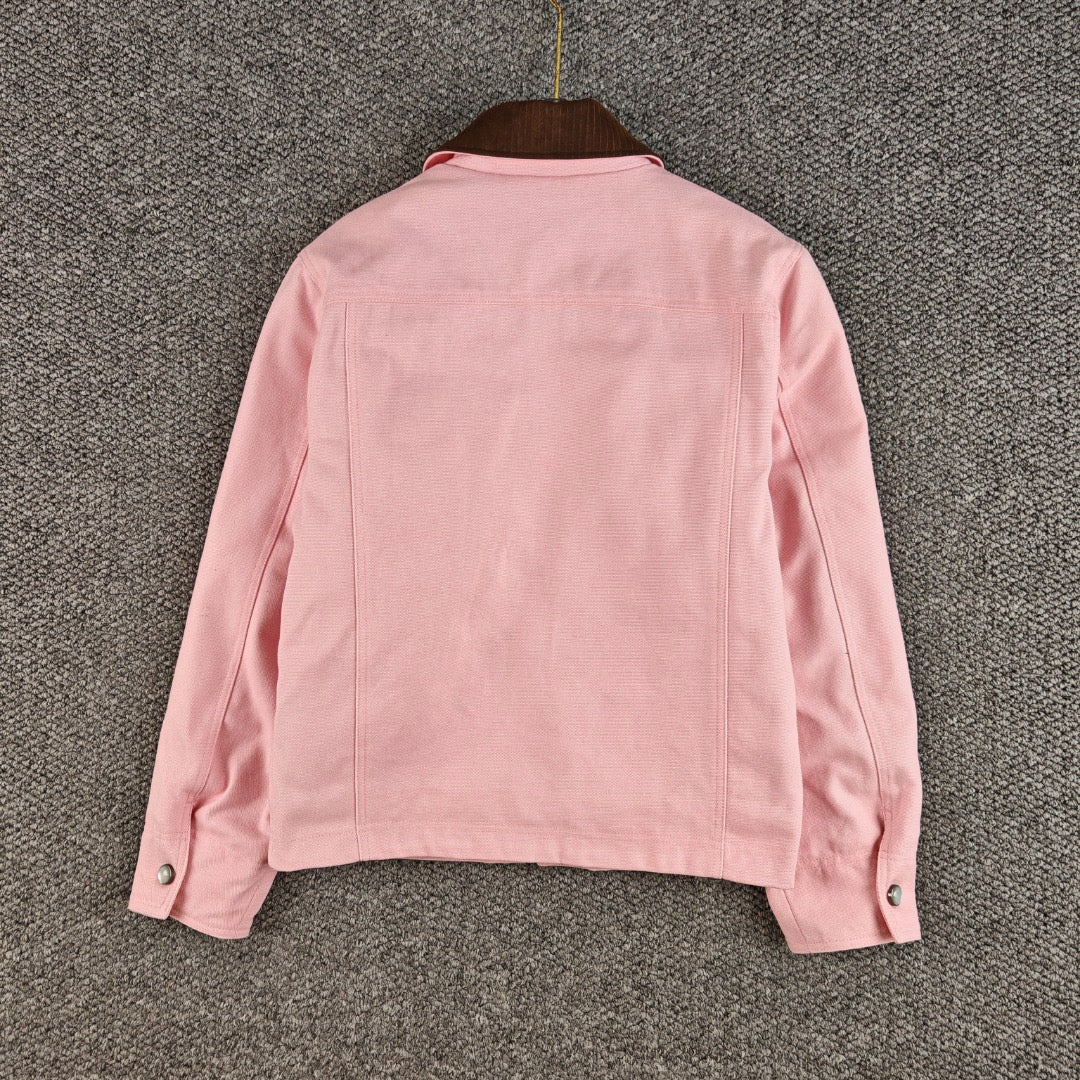 Collar long sleeved workwear jacket