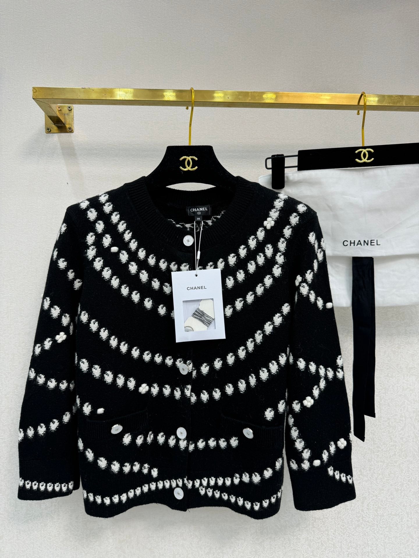 New pearl cardigan