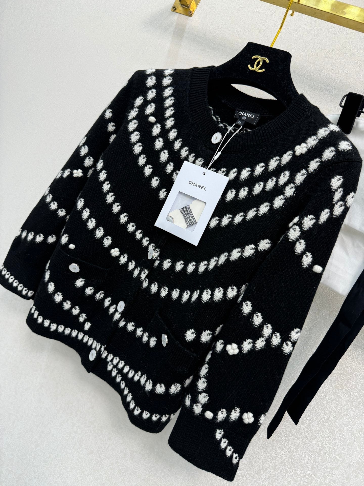 New pearl cardigan