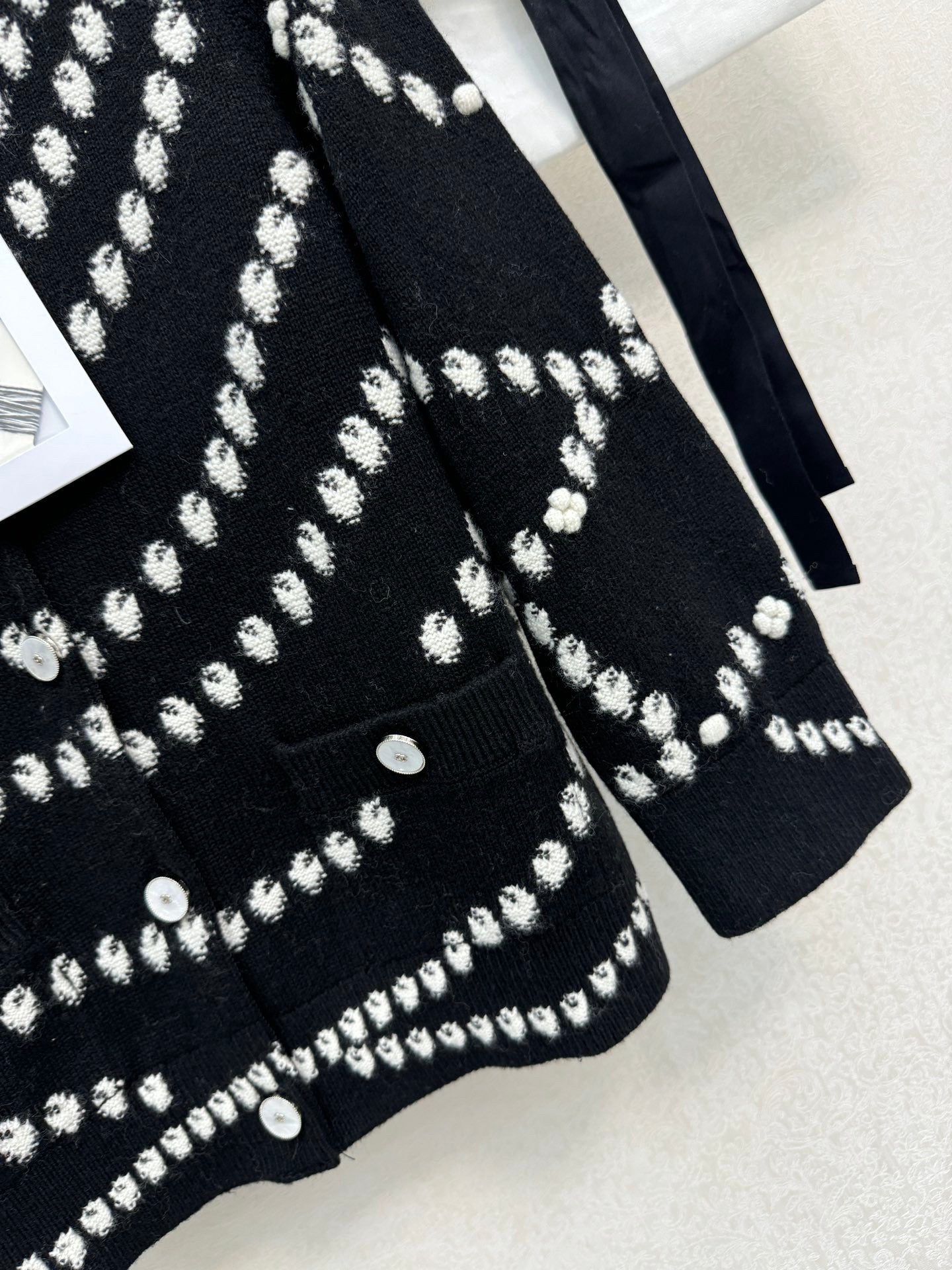 New pearl cardigan