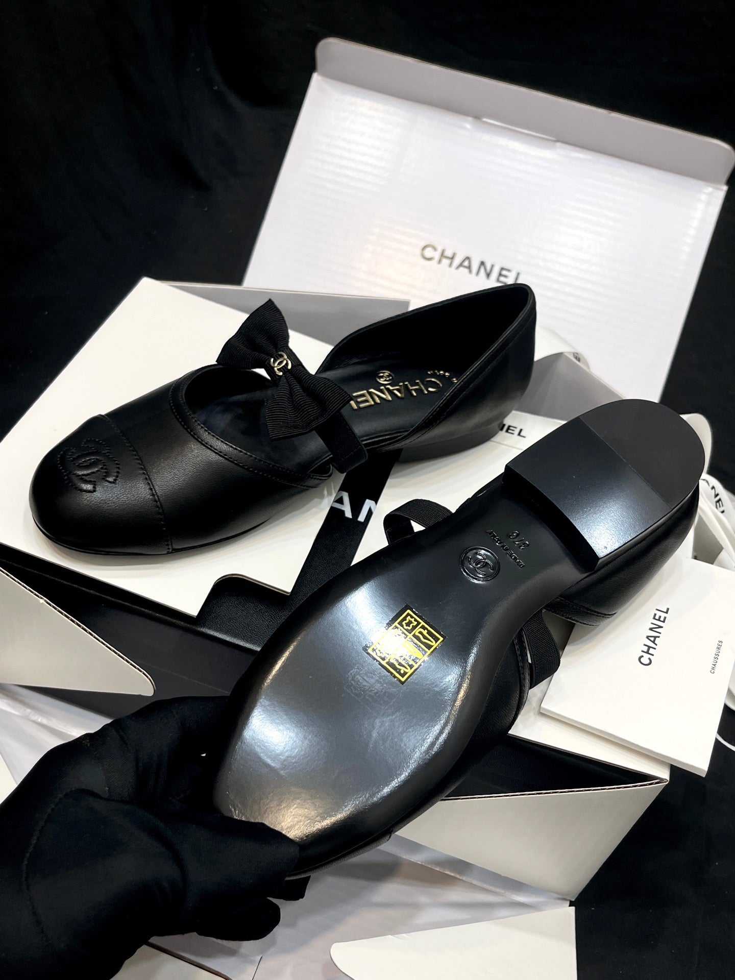 New bow Mary Jane ballet shoes