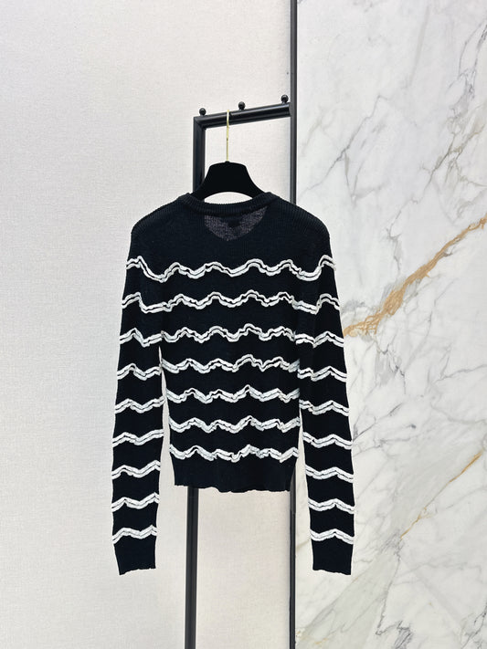 26 Newest Wave Pattern Knit Top