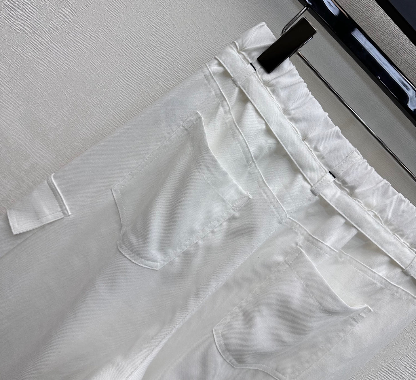 26. Straight-Leg Trousers with Drawstring Waist