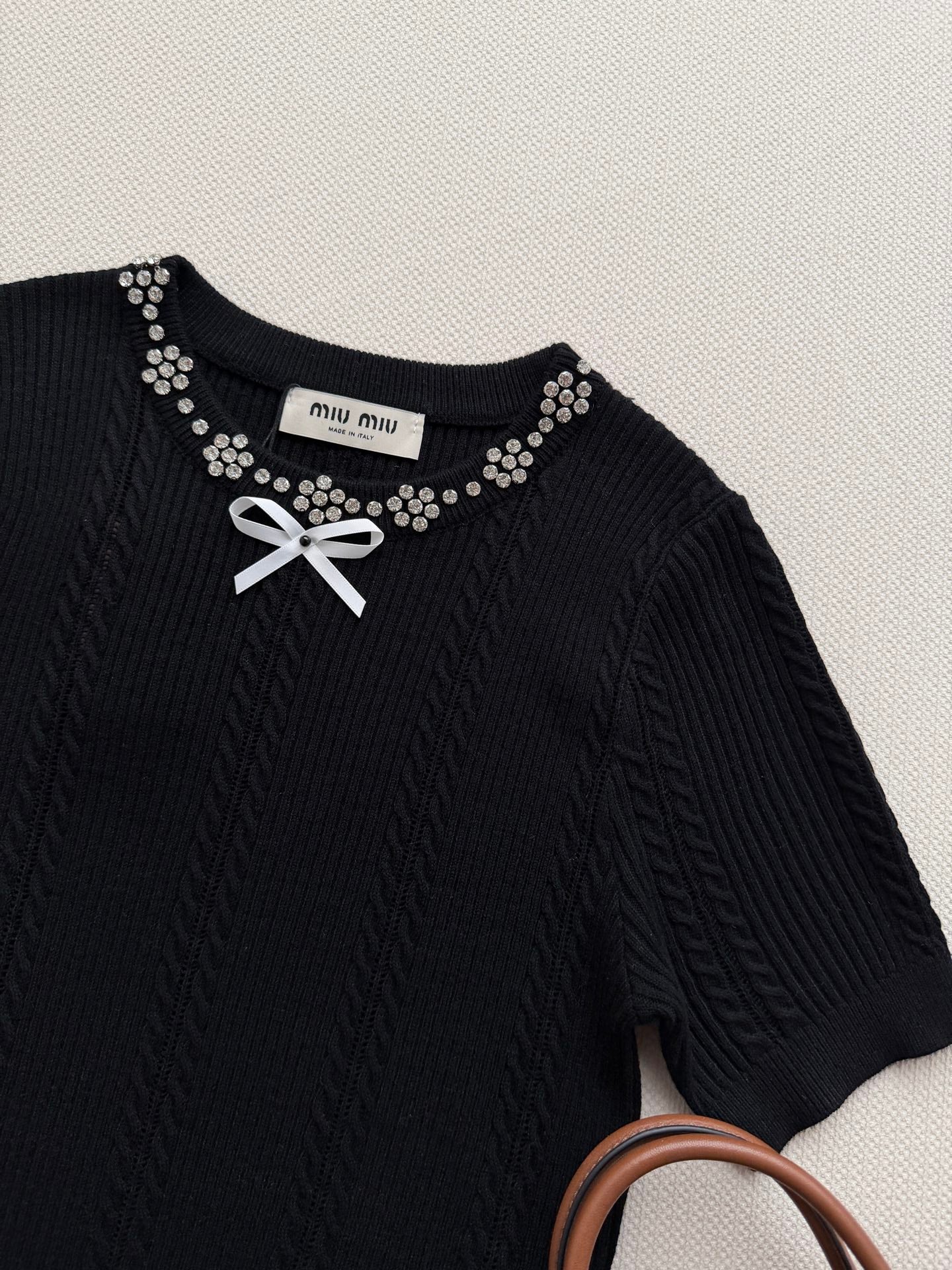 26. New Cable-Knit Short-Sleeve Top