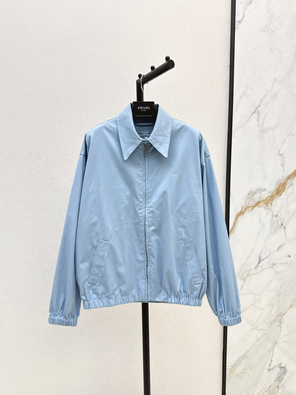 Latest autumn and winter back triangle logo decorative jacket