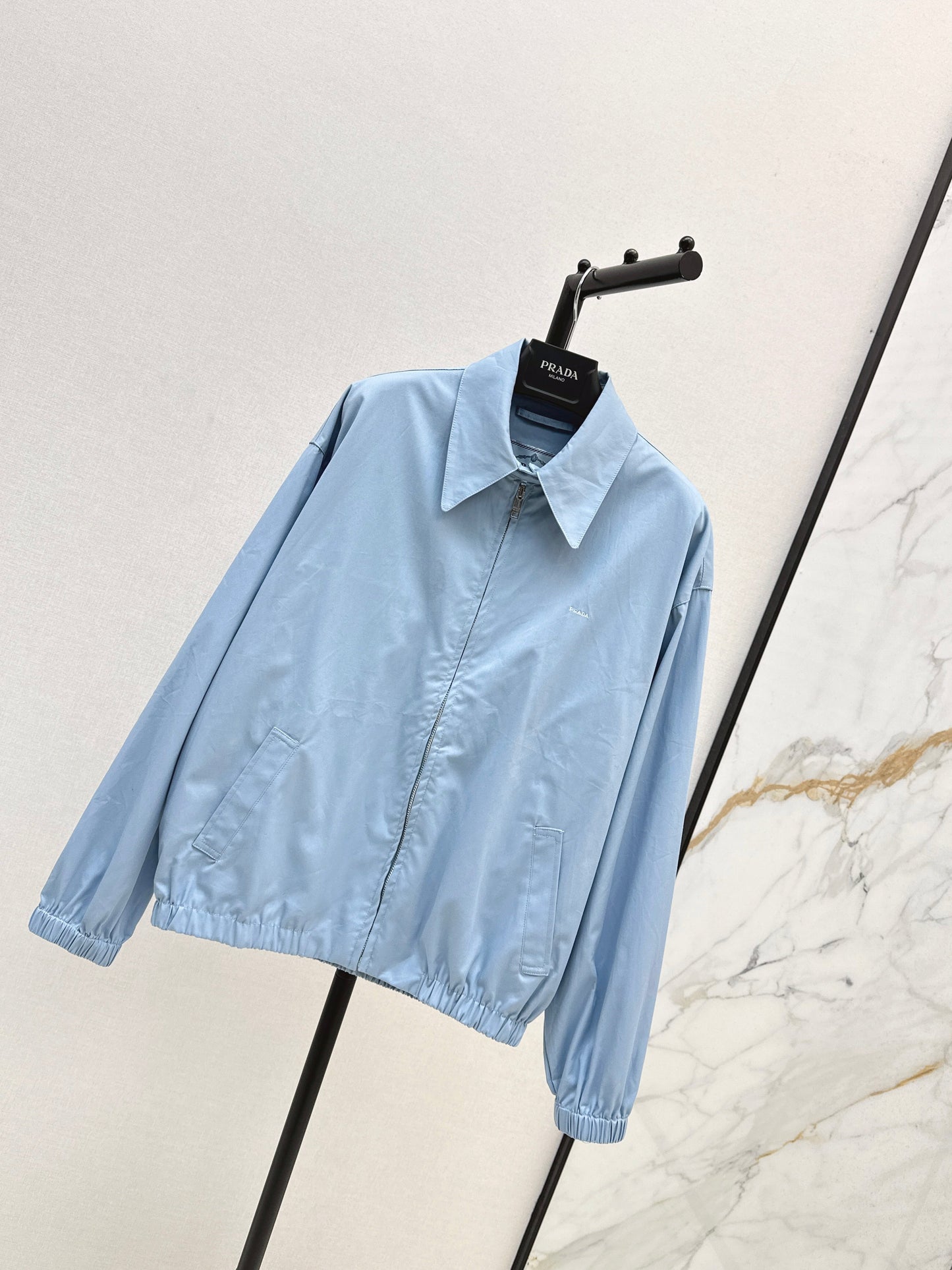 Latest autumn and winter back triangle logo decorative jacket