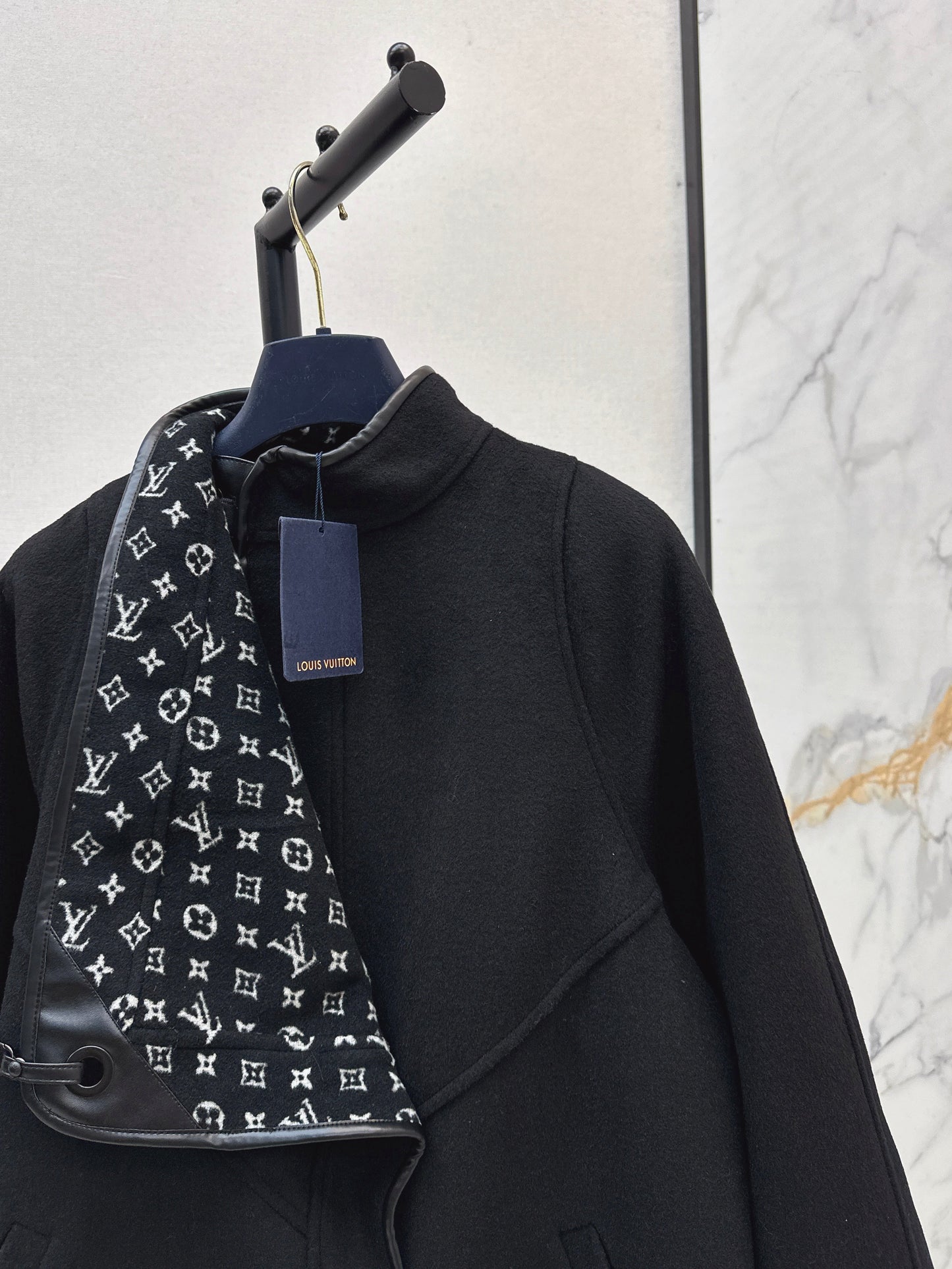 The latest autumn and winter vintage double-sided woolen long cloak coat