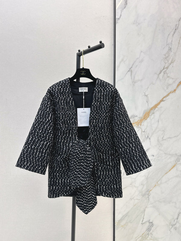 Sequin woven strap decorative jacket 🖤