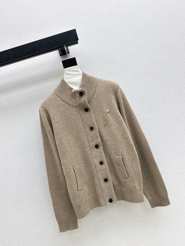 Latest wool stand up collar jacket