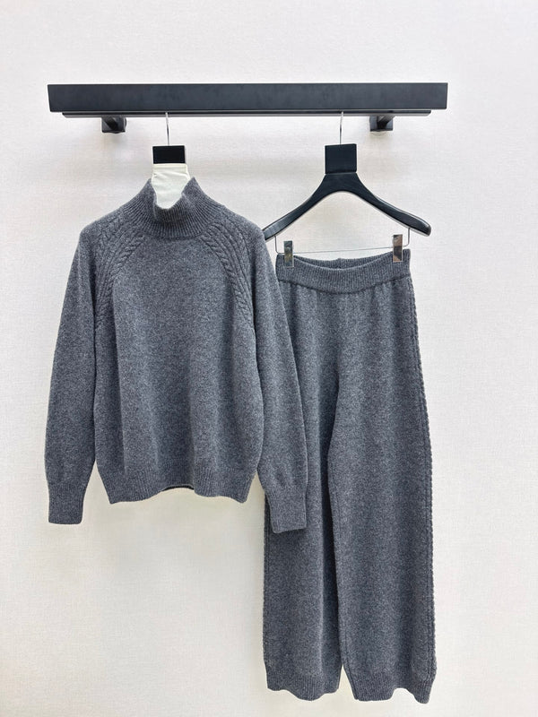25Ss debut lazy style wool set grey