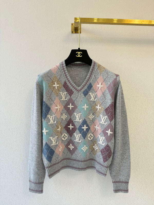 Skiing Heavy Industries Embroidered Sweater!