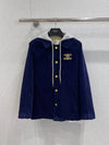 25Fw new corduroy hooded jacket jacket