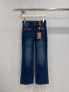 25FW new double pocket elastic micro flared jeans