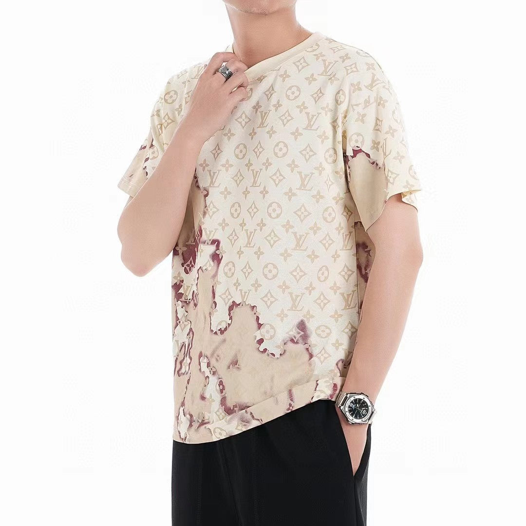 new full letter printed short sleeves