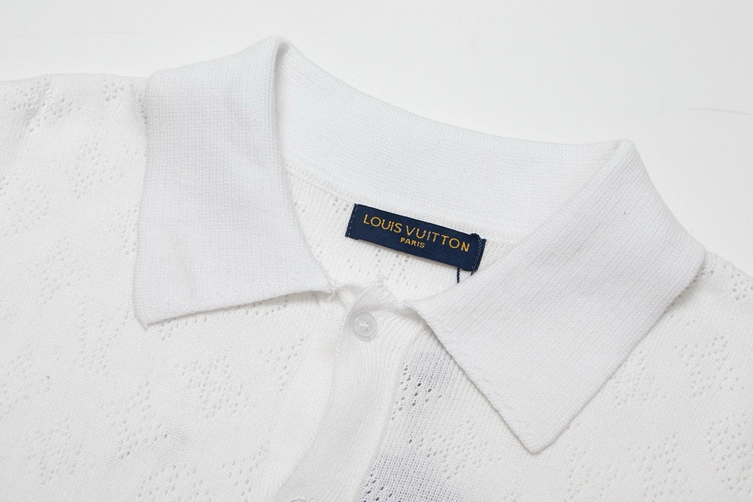 New spring and summer knitted hollow suit