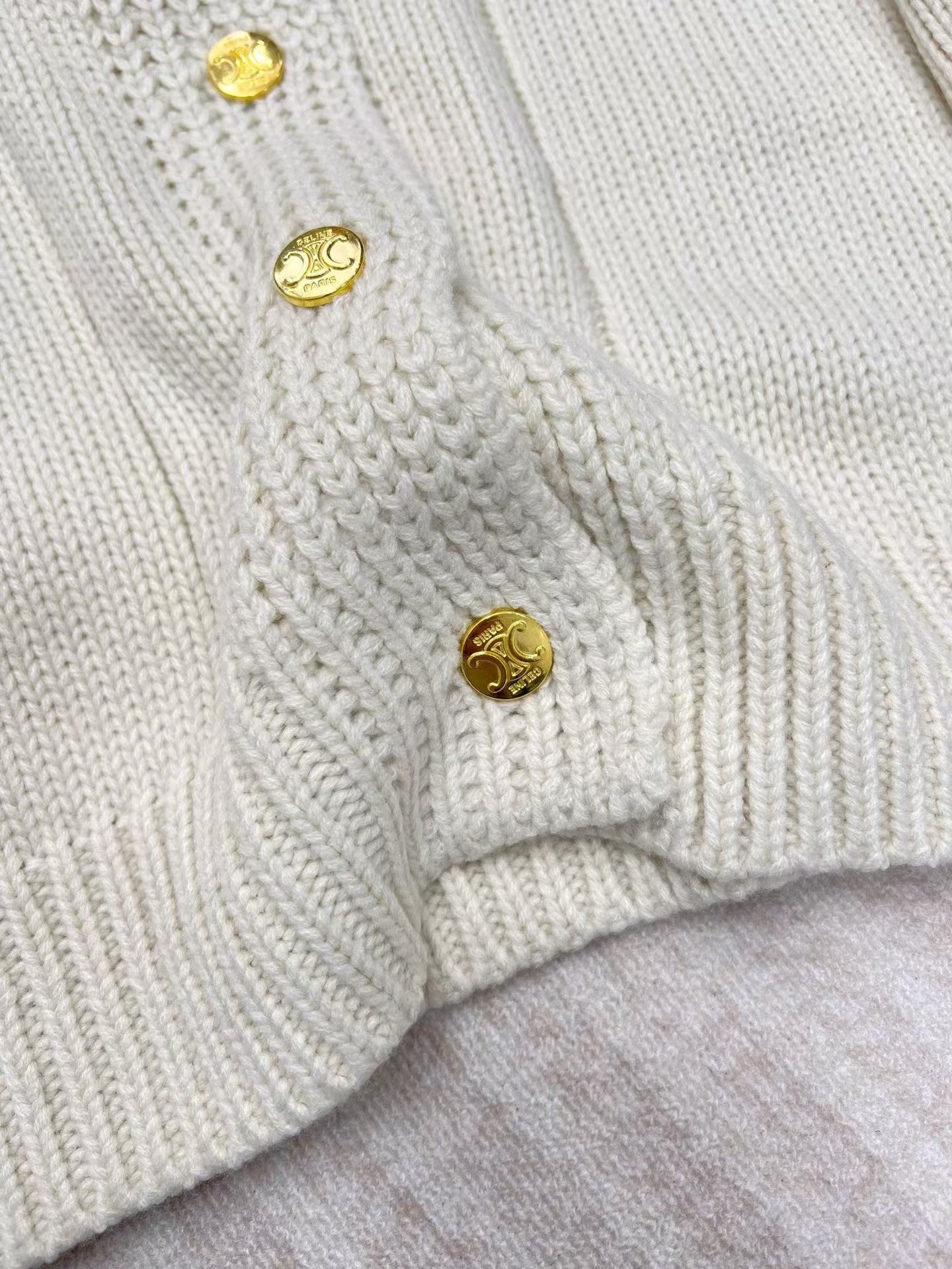 New knitted sweater jacket