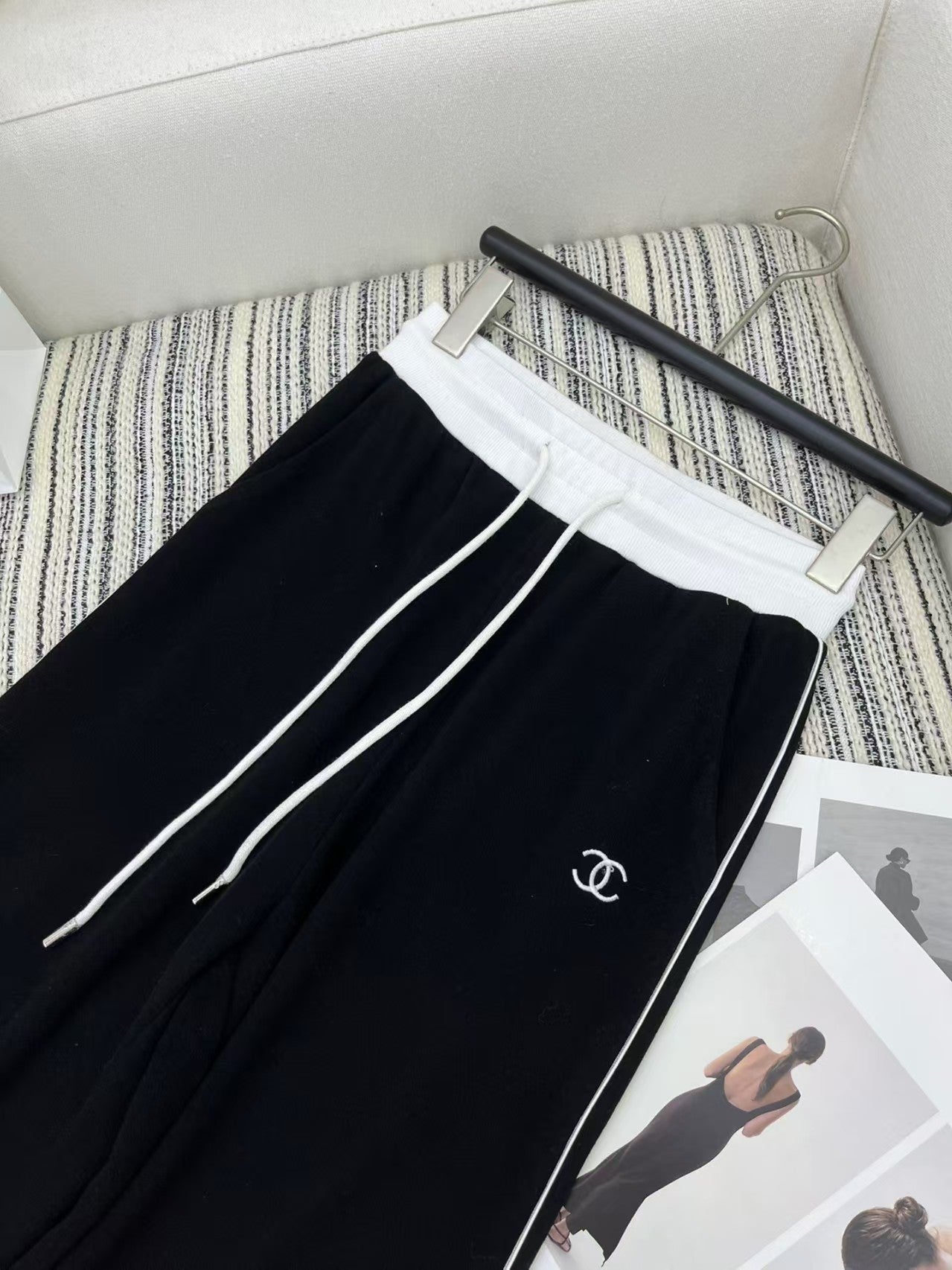 Double C classic zipper drawstring set