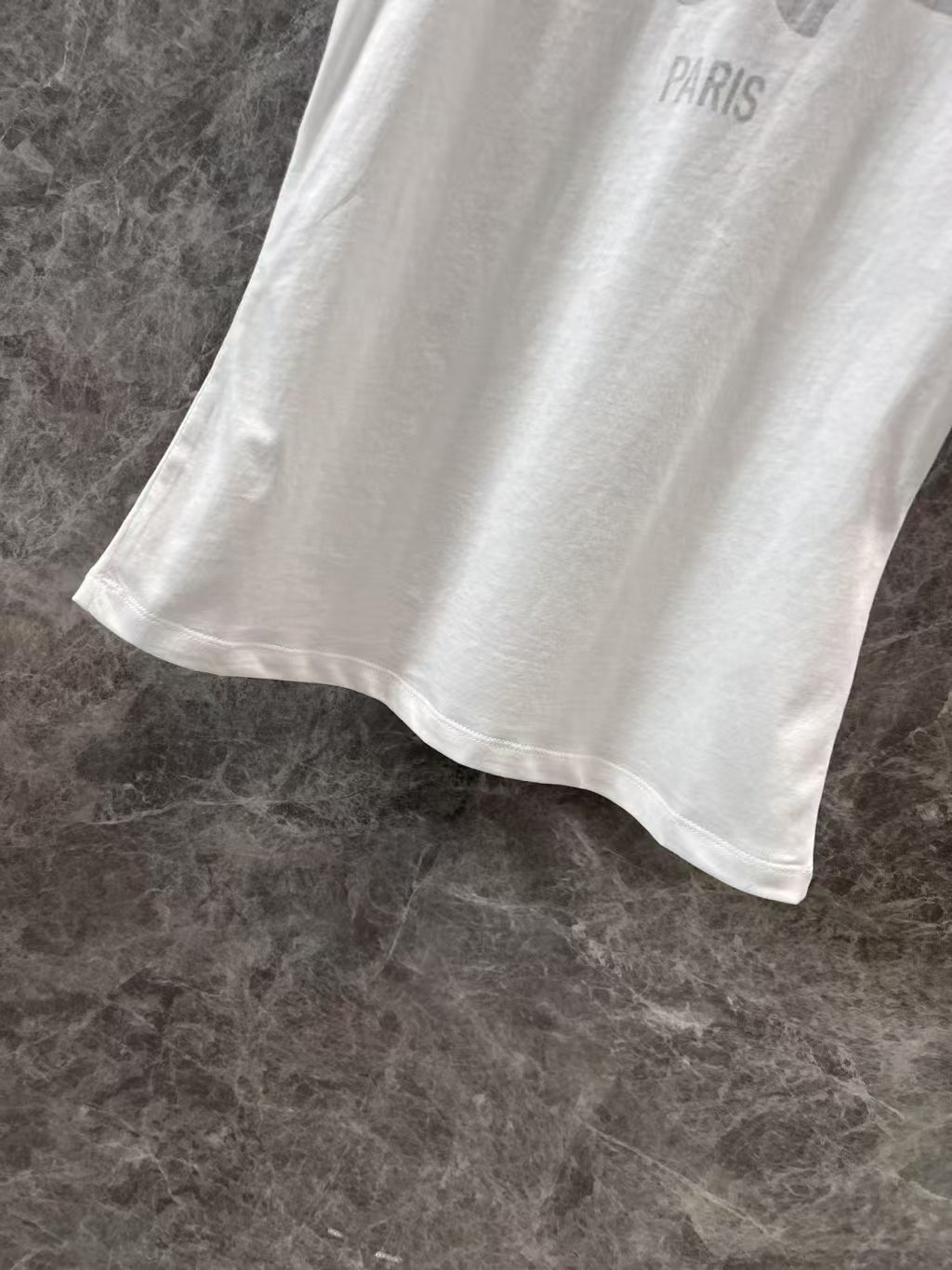 Reverse butterfly lettering print T-shirt