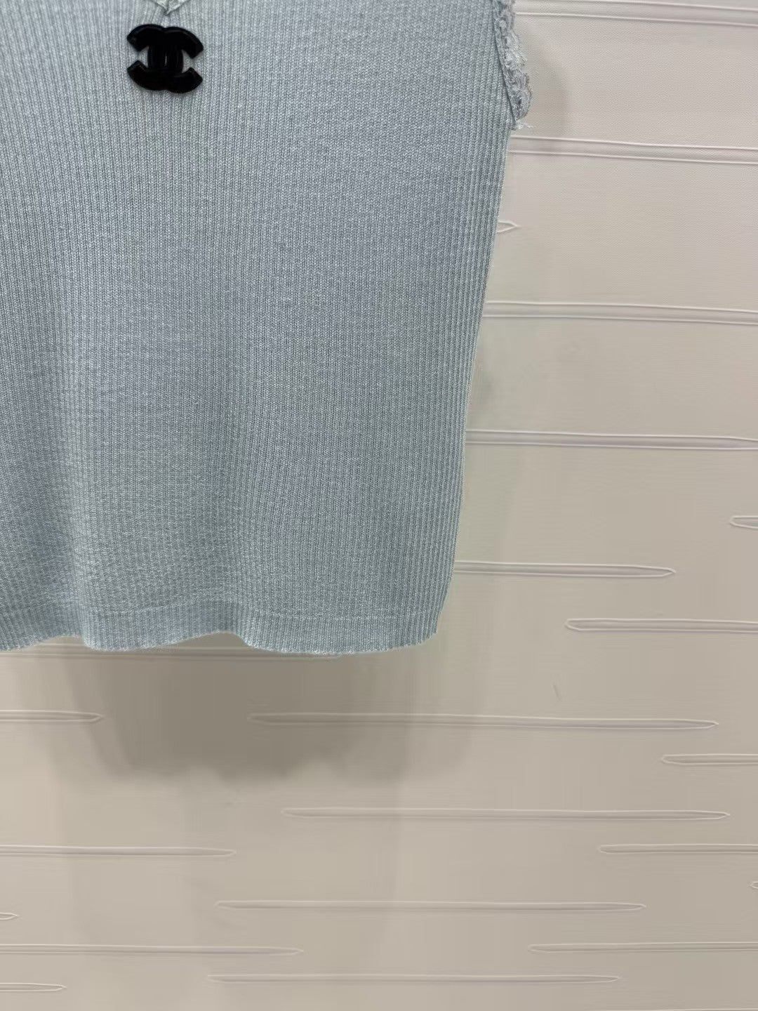 lace trim knitted camisole